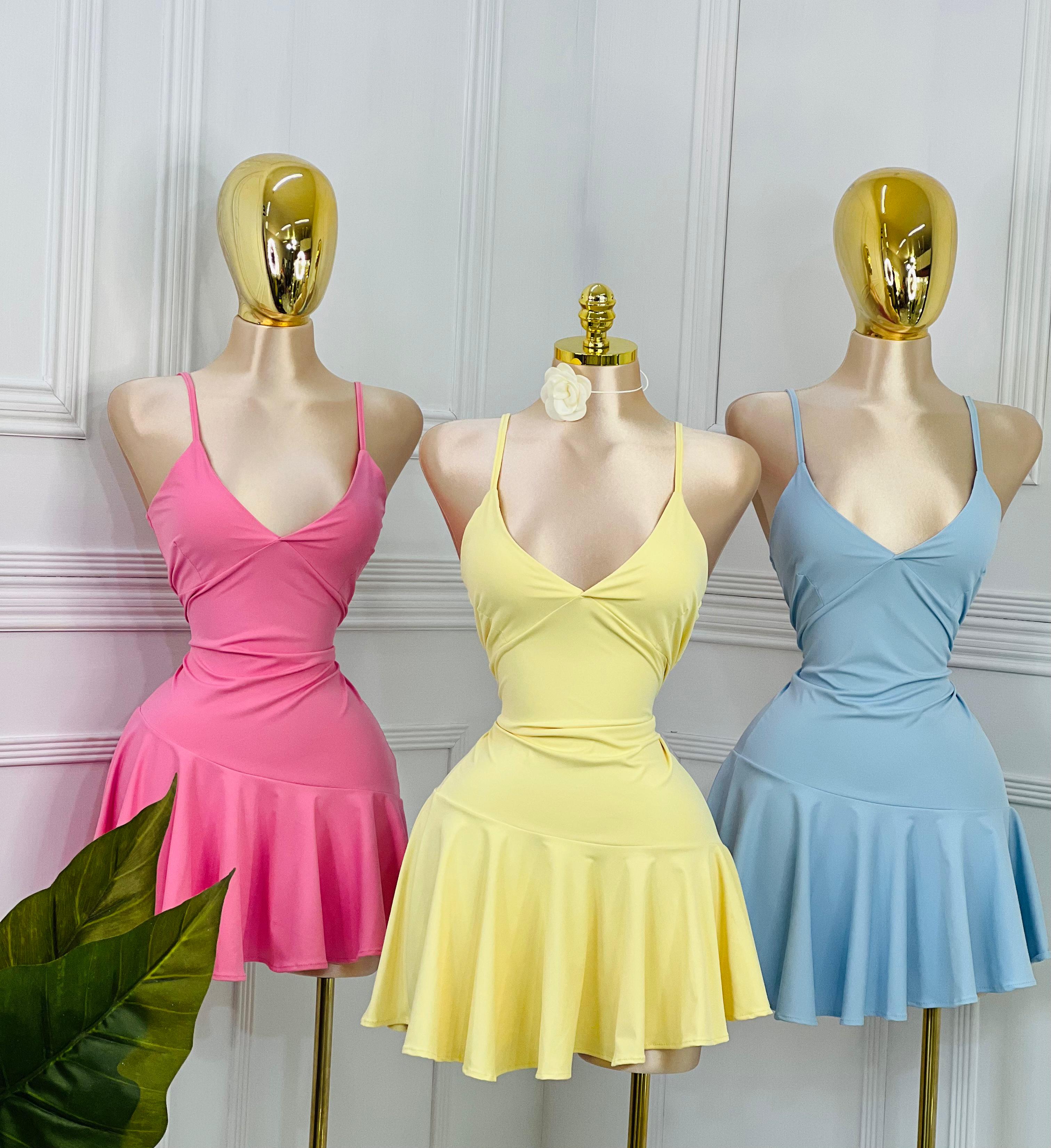 Vestido volador azul